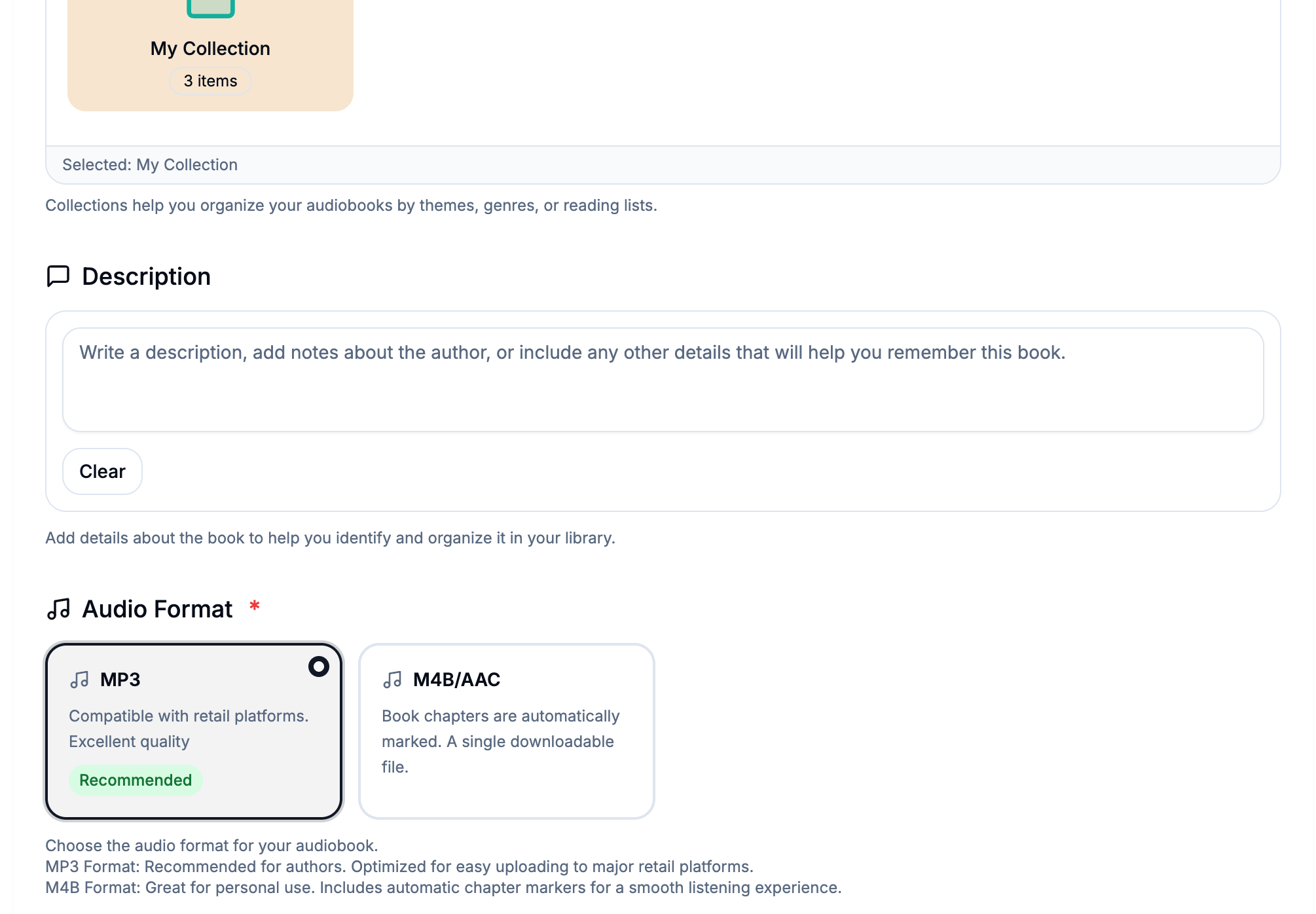 Upload Step 2